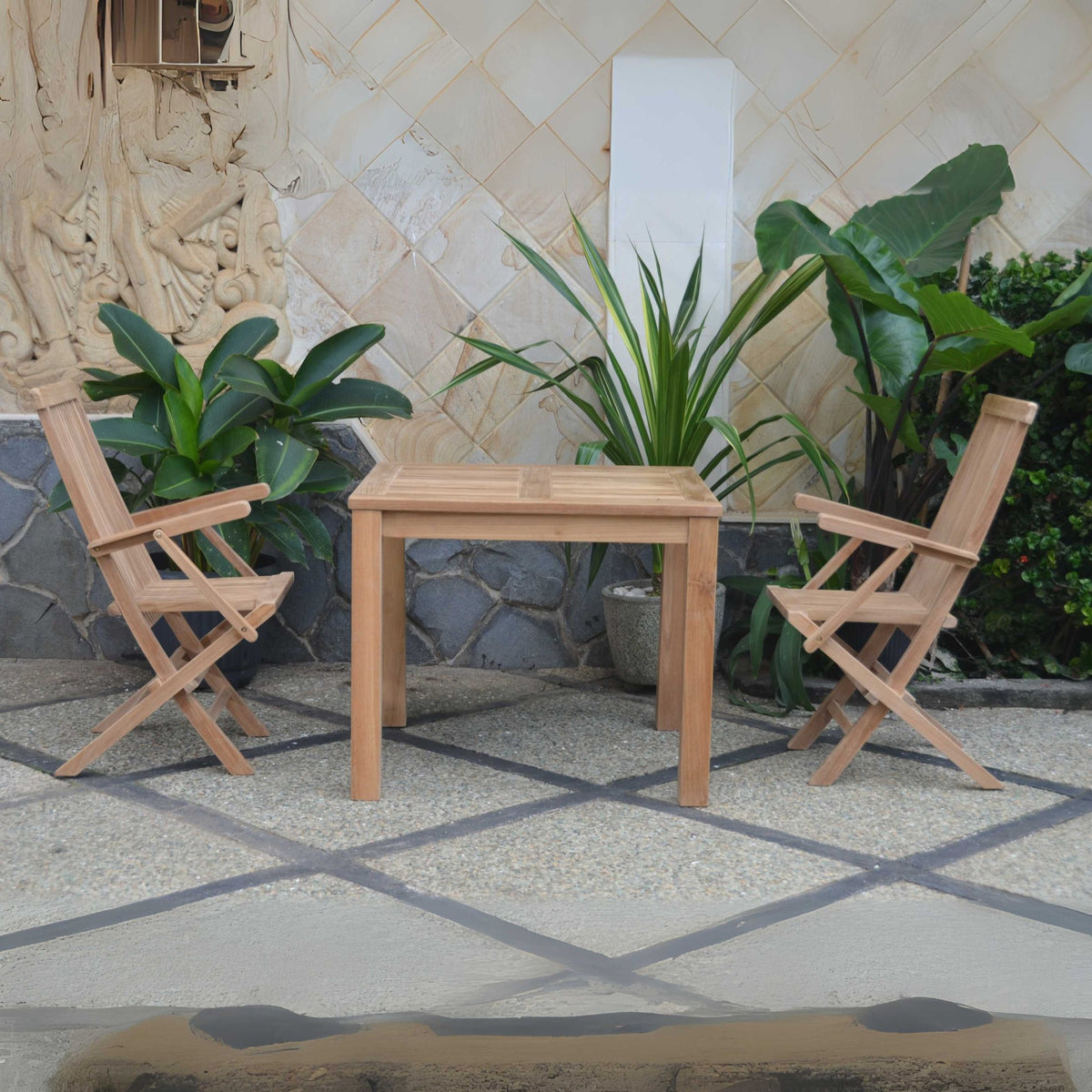 Anderson Teak Bahama Classic 3-Piece Bistro Table – view 4