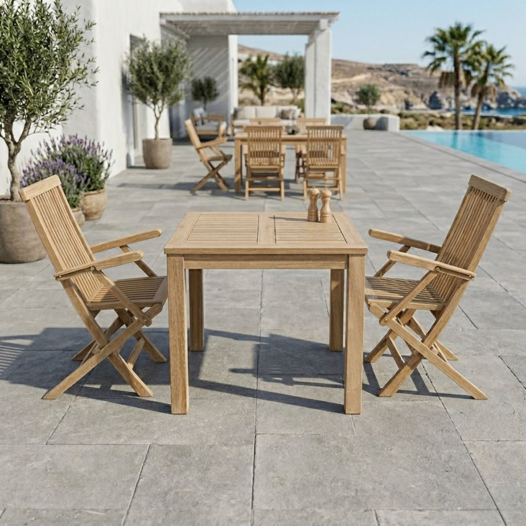 Anderson Teak Bahama Classic 3-Piece Bistro Table – view 5
