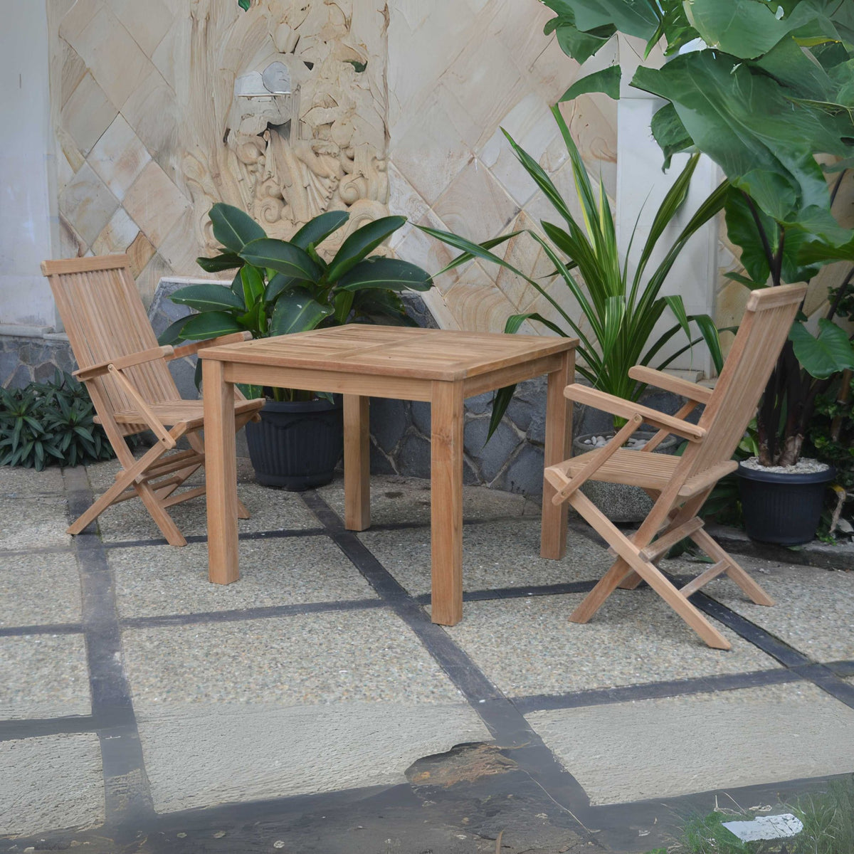 Anderson Teak Bahama Classic 3-Piece Bistro Table – view 8