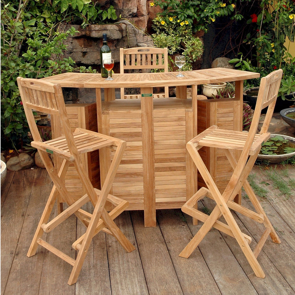 Anderson Teak Altavista 4-Piece Bar Set – view 2