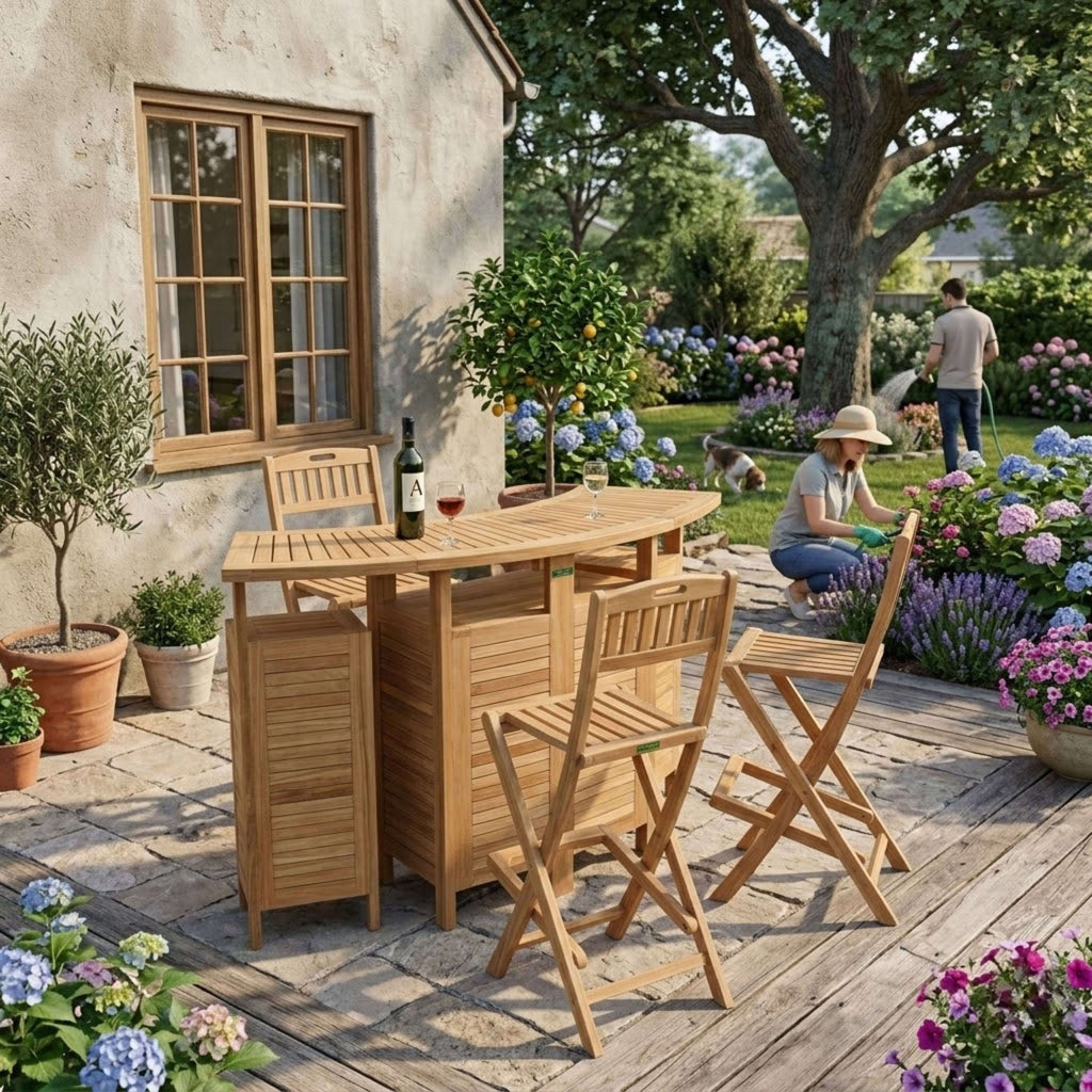 Anderson Teak Altavista 4-Piece Bar Set – view 4