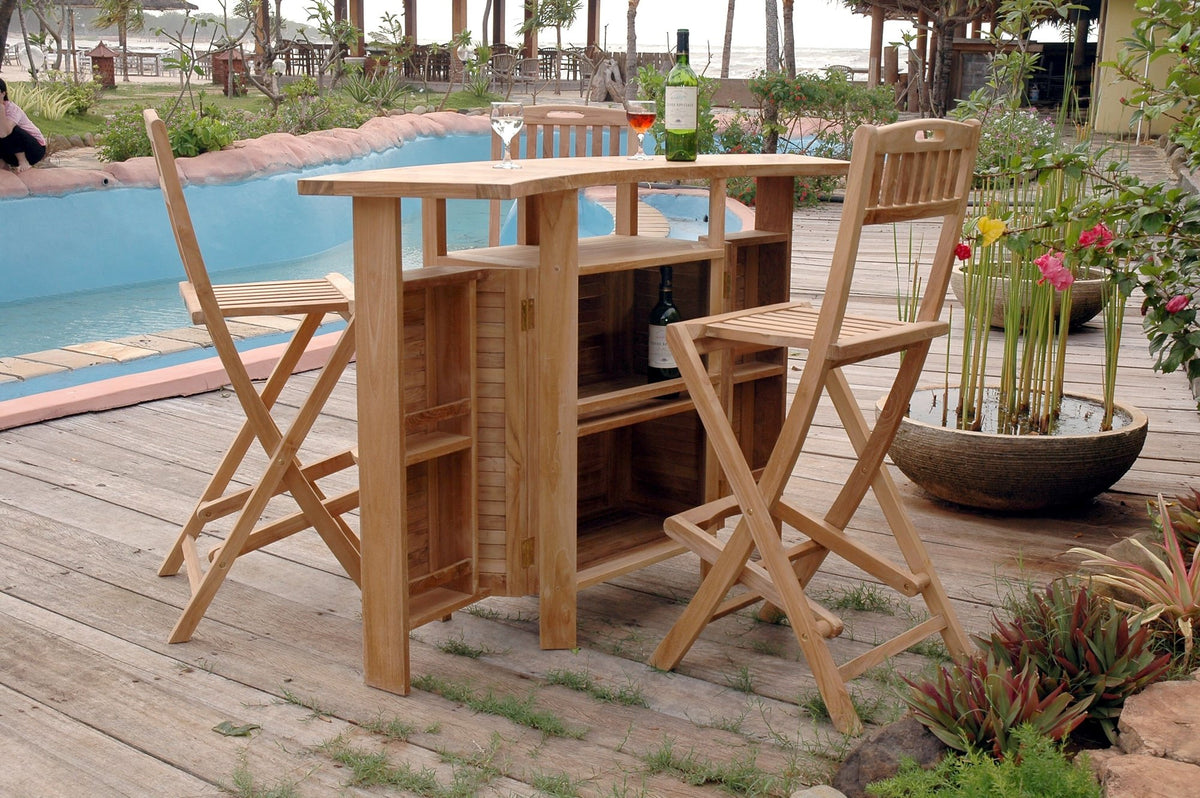 Anderson Teak Altavista 4-Piece Bar Set – view 5
