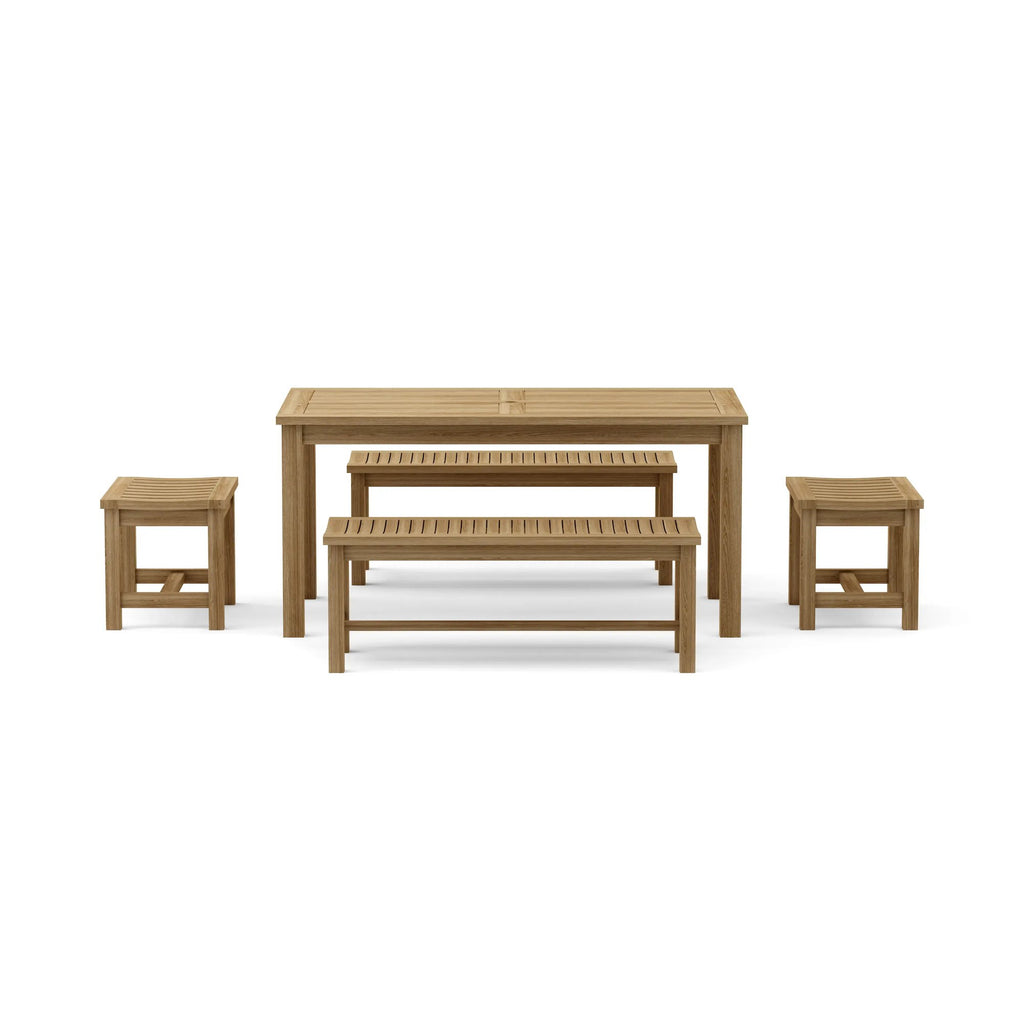 Anderson Teak Montage Madison 5-Piece Dining Set – view 5