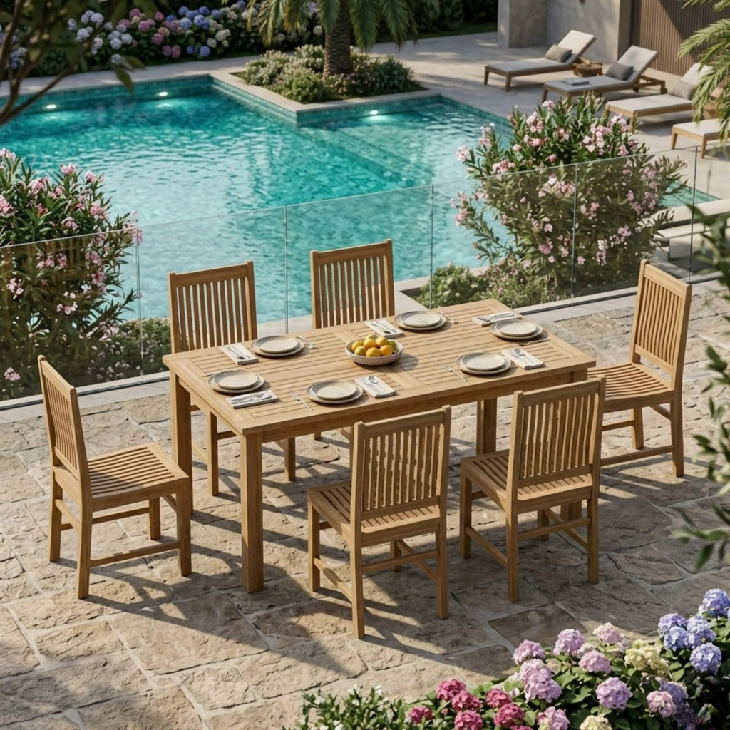 Anderson Teak Montage Saratoga 7-Piece Dining Set – view 3