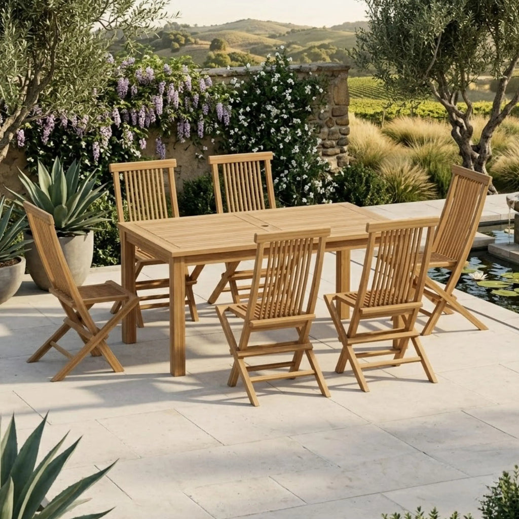 Anderson Teak Montage Bristol 7-Piece Dining Set – view 4