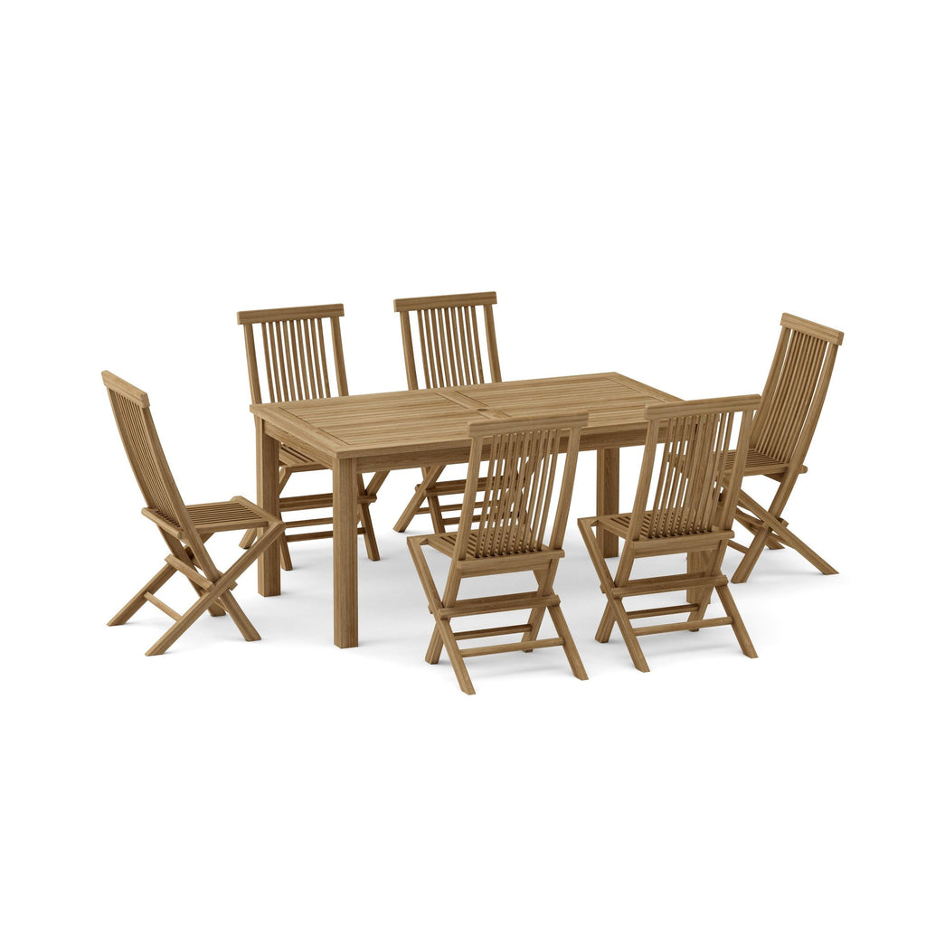 Anderson Teak Montage Bristol 7-Piece Dining Set – view 5