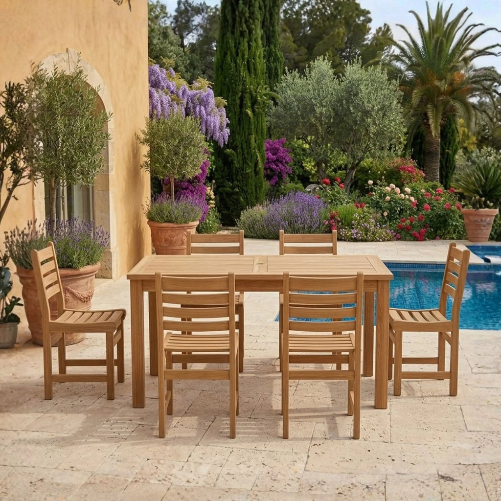 Anderson Teak Montage Windham 7-Piece Dining Set – view 4