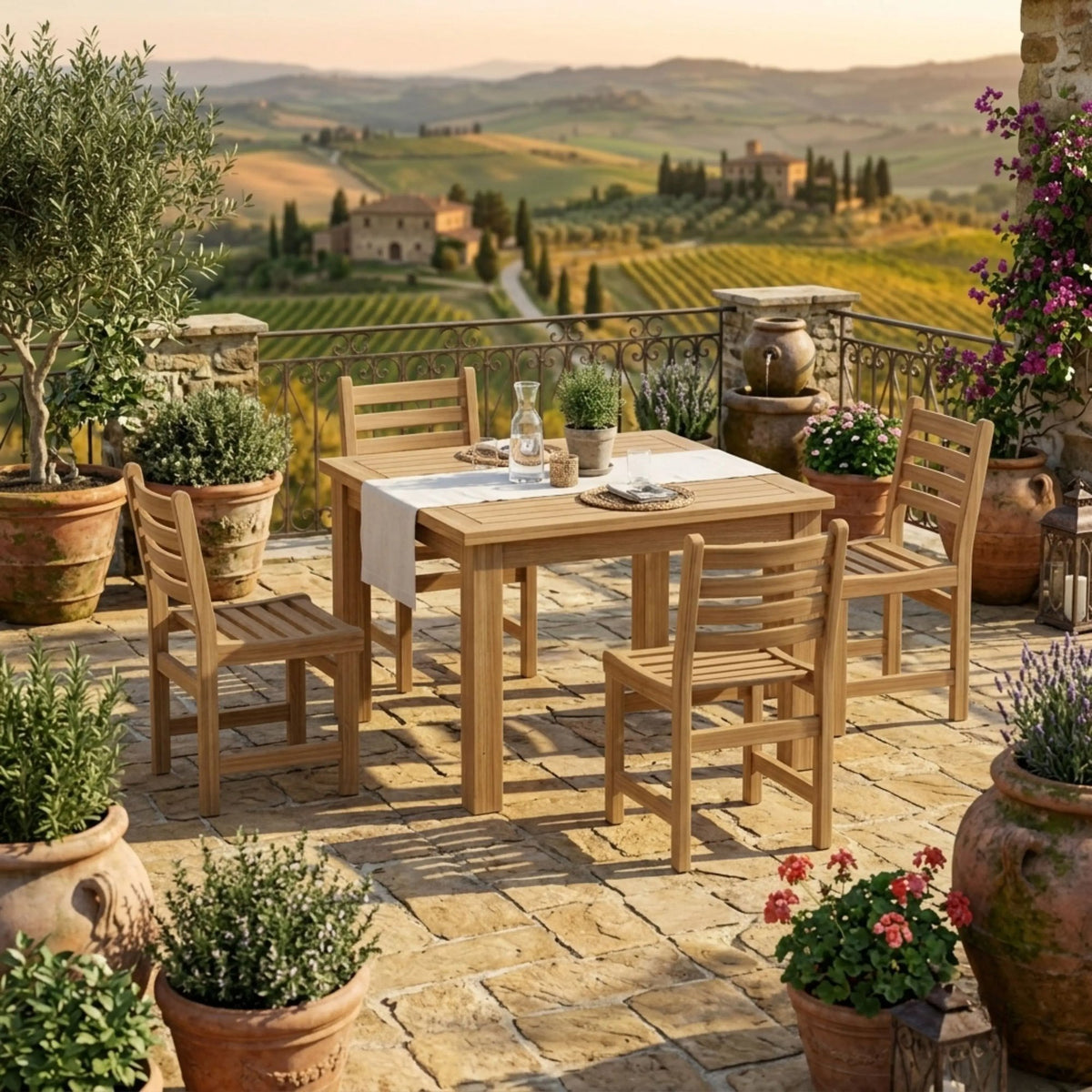 Anderson Teak Montage Windham 5-Piece Dining Set A – view 2
