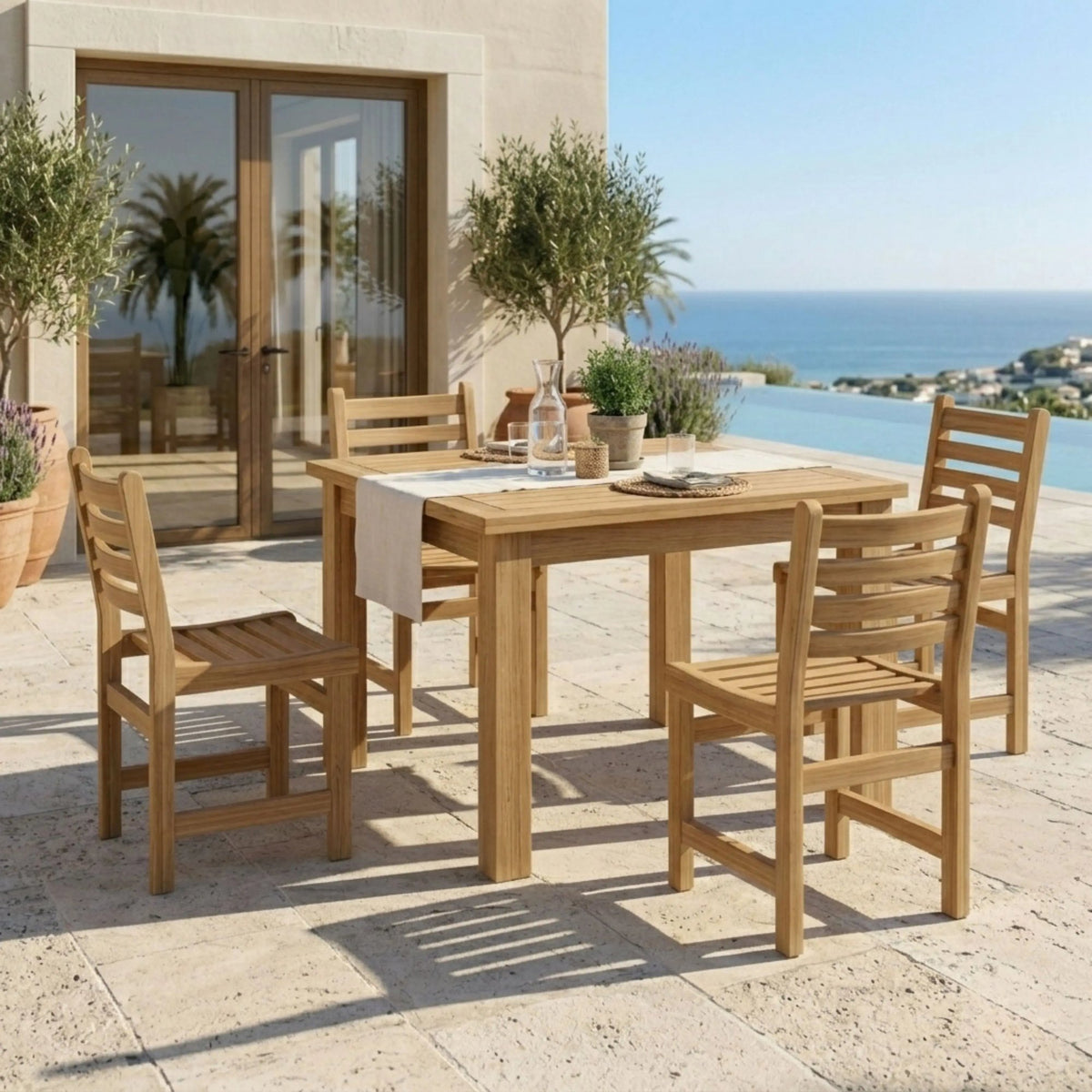 Anderson Teak Montage Windham 5-Piece Dining Set A – view 4