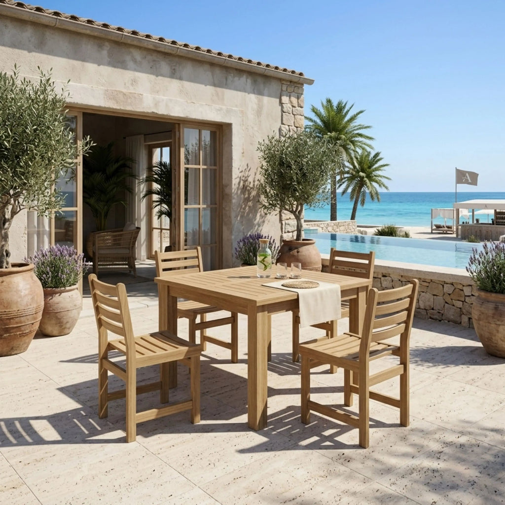 Anderson Teak Montage Windham 5-Piece Dining Set A – view 5