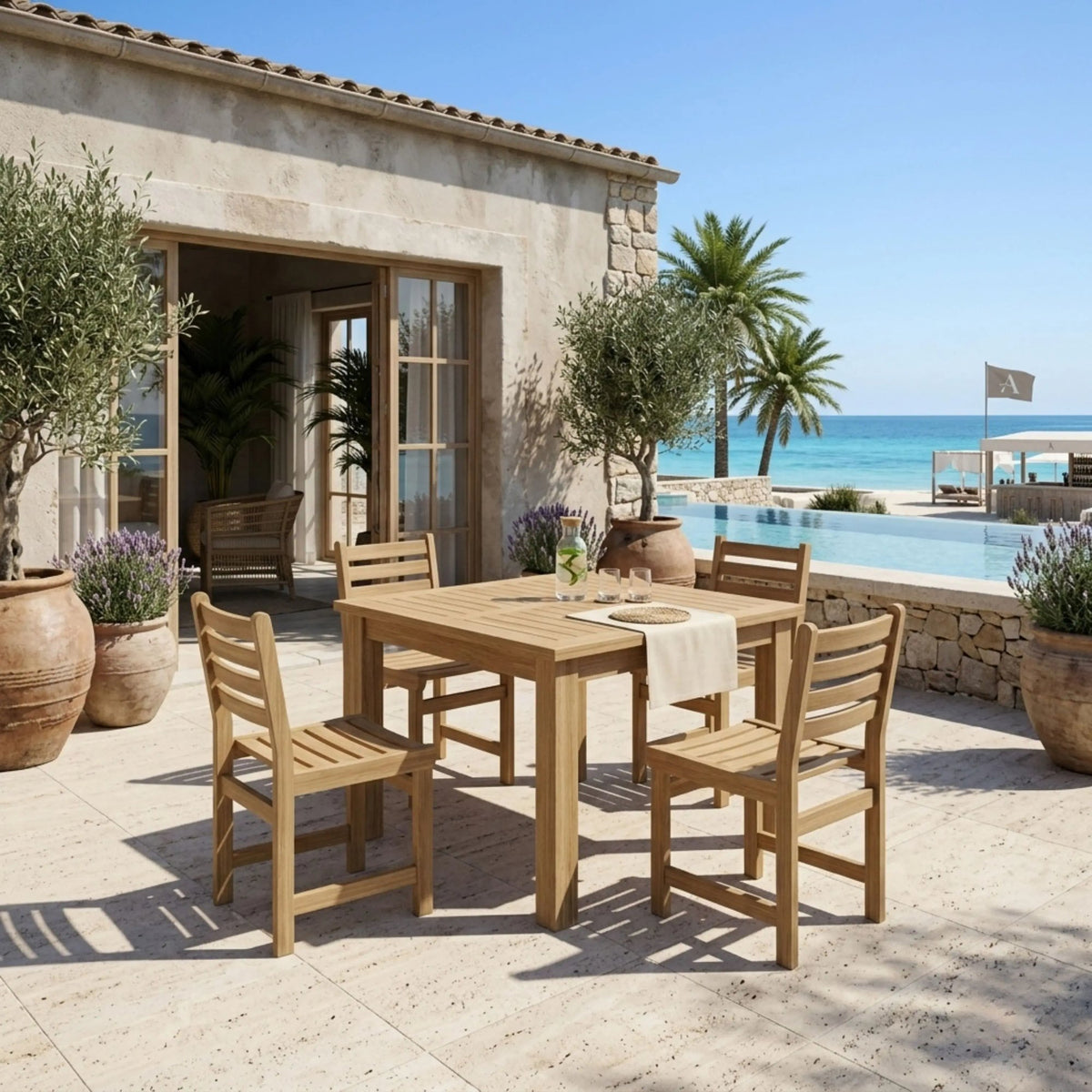 Anderson Teak Montage Windham 5-Piece Dining Set A – view 5