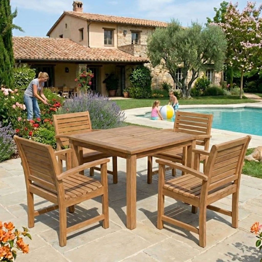 Anderson Teak Montage Victoria 5-Piece Dining Set – view 2