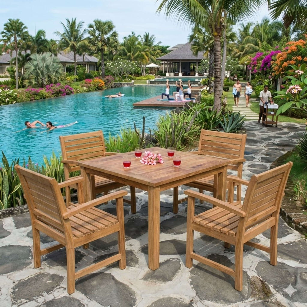 Anderson Teak Montage Victoria 5-Piece Dining Set – view 4