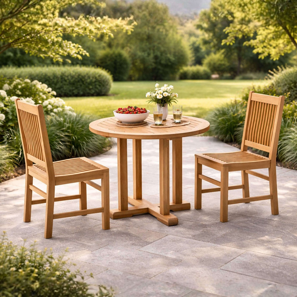 Anderson Teak Montage Saratoga 3-Piece Dining Set