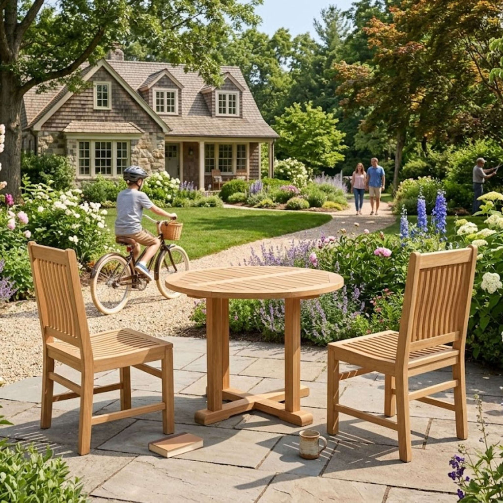 Anderson Teak Montage Saratoga 3-Piece Dining Set – view 4