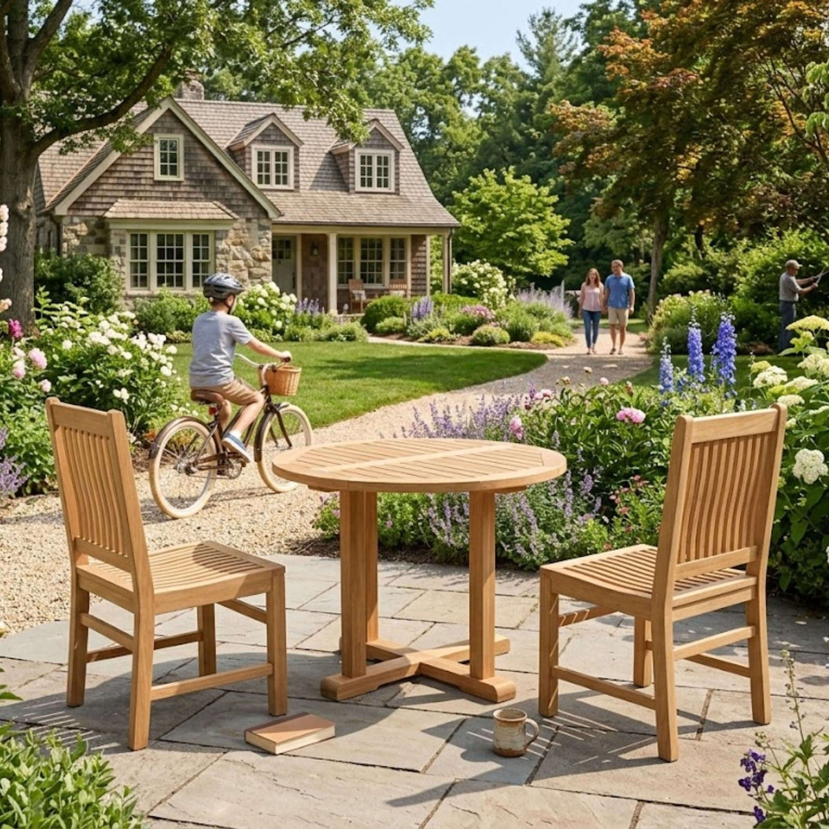 Anderson Teak Montage Saratoga 3-Piece Dining Set – view 4