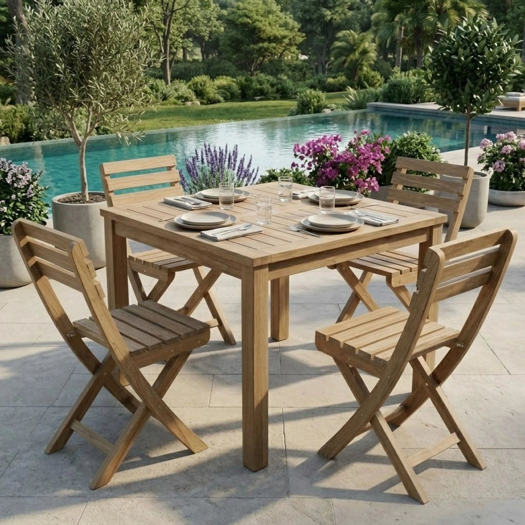 Anderson Teak Montage Alabama 5-Piece Dining Set – view 4
