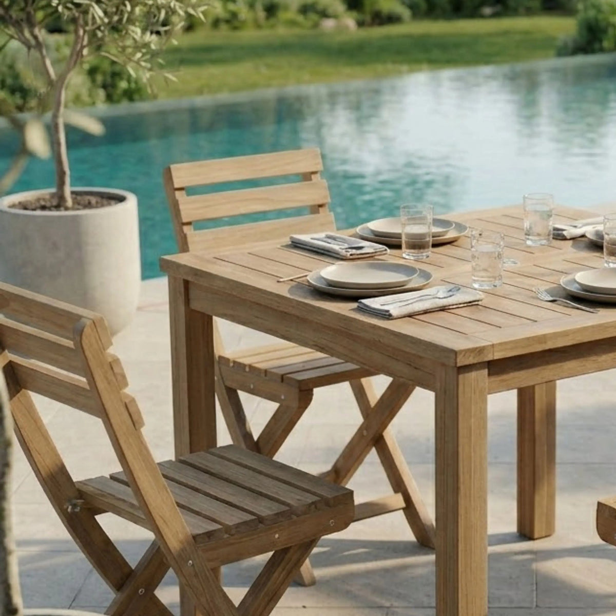 Anderson Teak Montage Alabama 5-Piece Dining Set – view 5