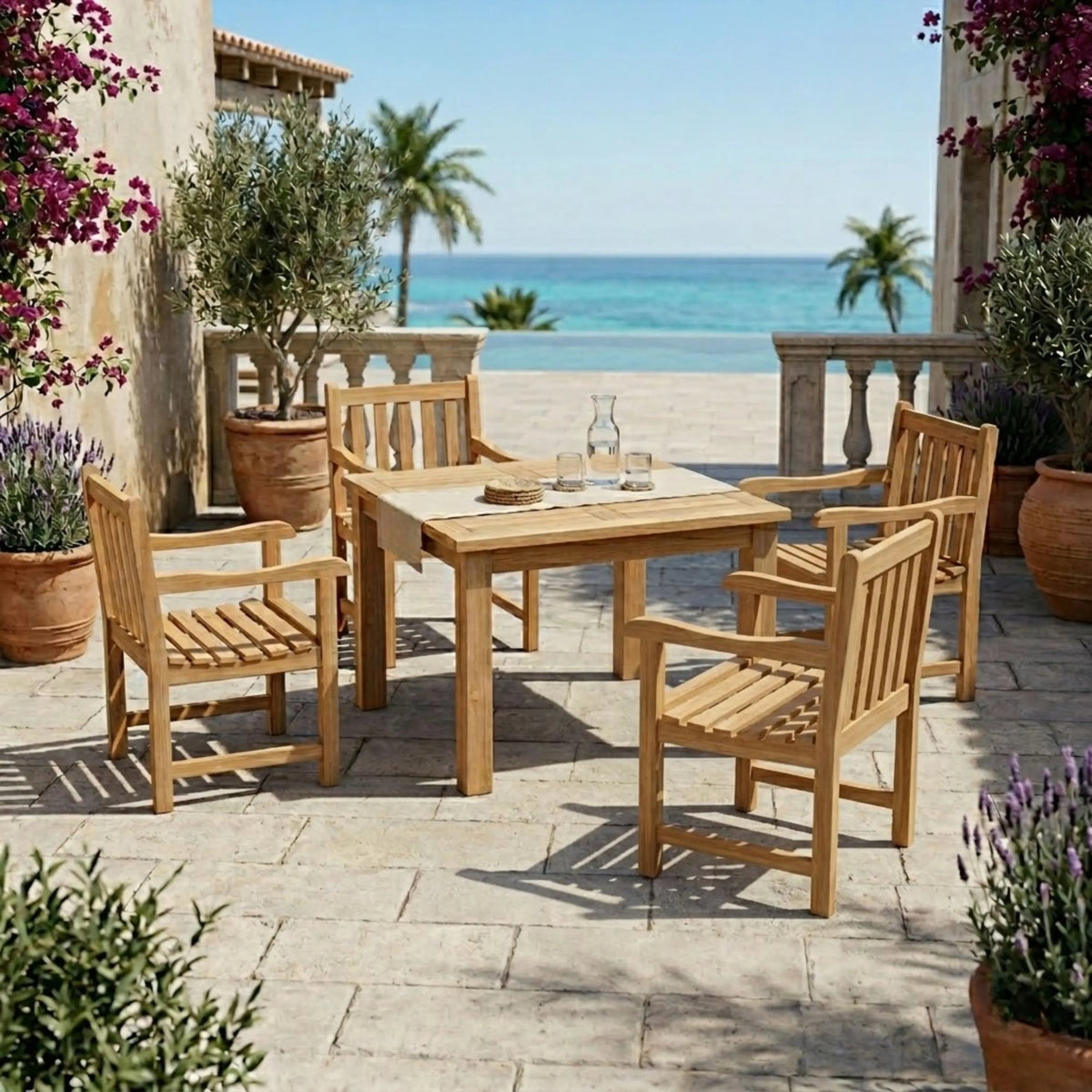 Anderson Teak Montage Braxton 5-Piece Dining Set B – view 2