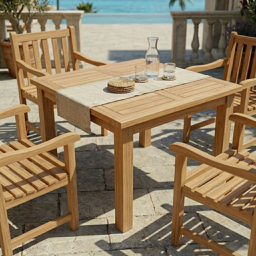 Anderson Teak Montage Braxton 5-Piece Dining Set B – view 3