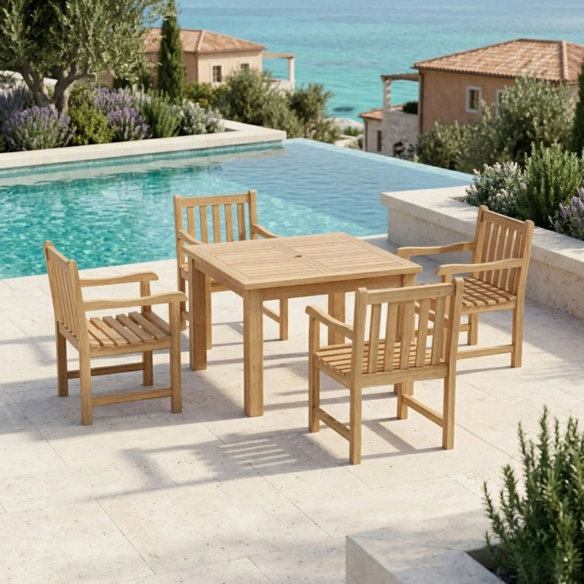 Anderson Teak Montage Braxton 5-Piece Dining Set B – view 4