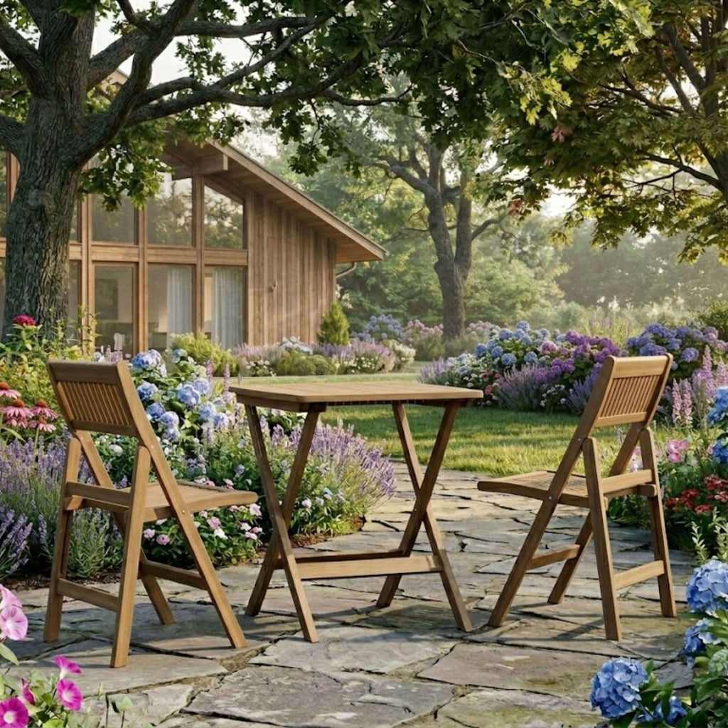 Anderson Teak Windsor 3-Piece Square Bistro Set – view 2