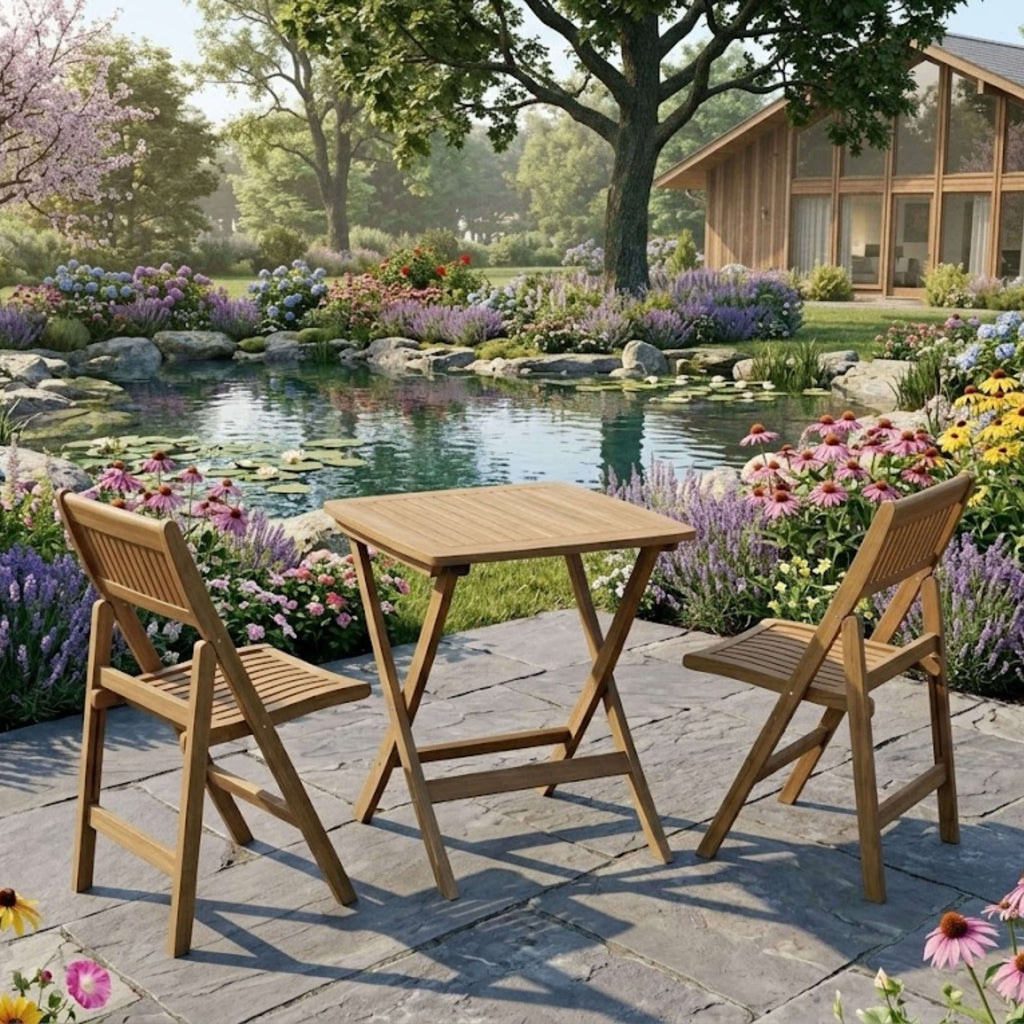 Anderson Teak Windsor 3-Piece Square Bistro Set – view 5