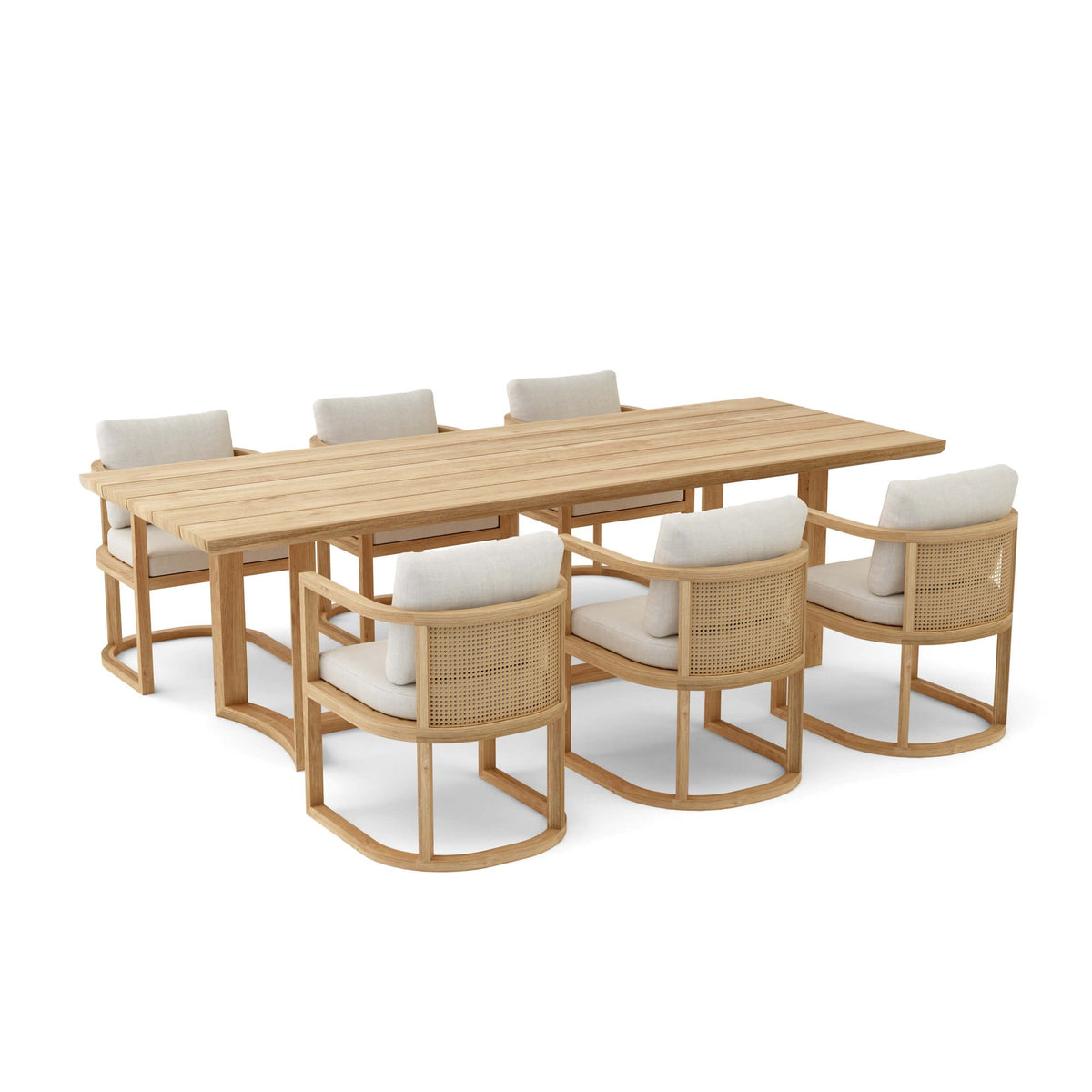 Anderson Teak Junus 7-Piece Dining Table Set – view 10