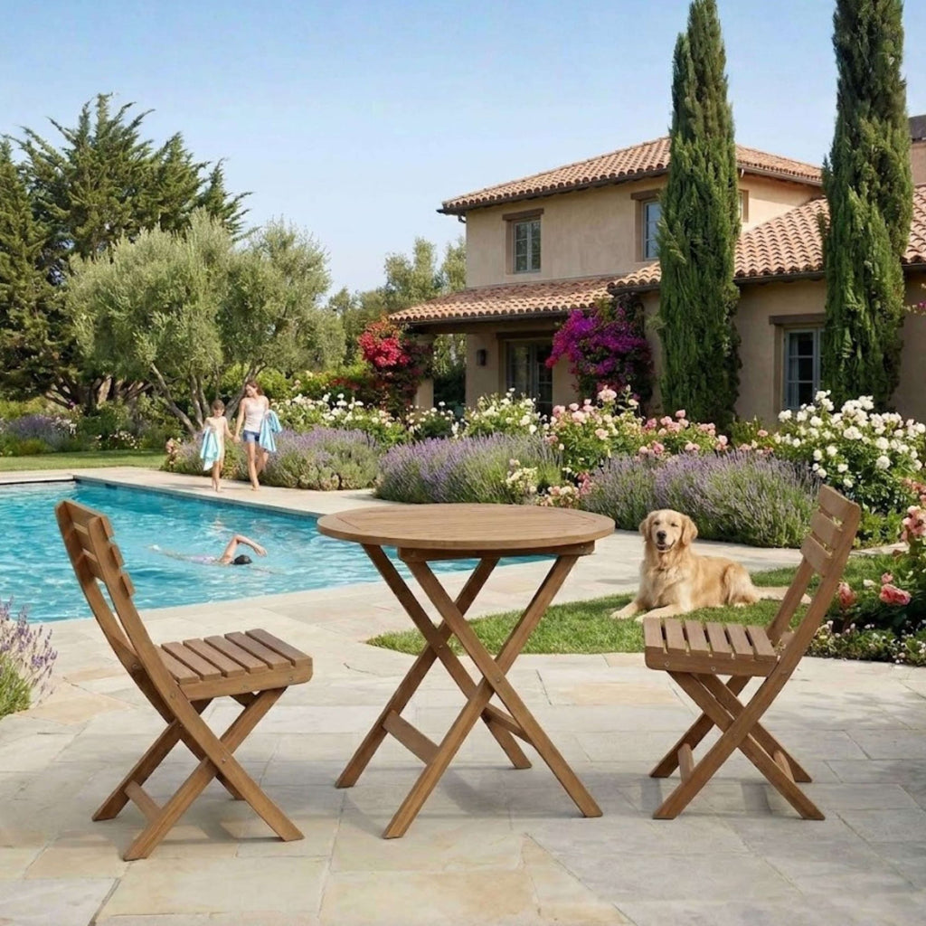 Anderson Teak Chester Alabama 3-Piece Bistro Set – view 3