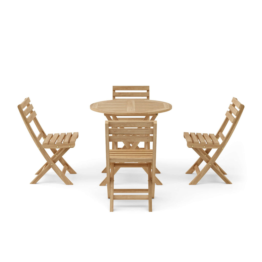 Anderson Teak Chester Alabama 5-Piece Bistro Set – view 7