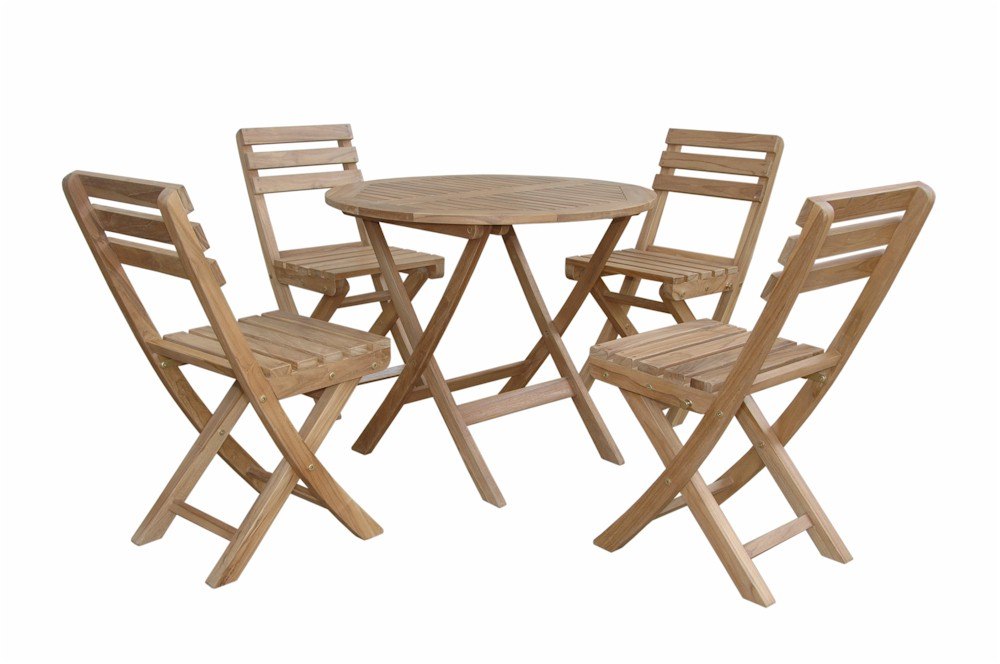 Anderson Teak Chester Alabama 5-Piece Bistro Set – view 8
