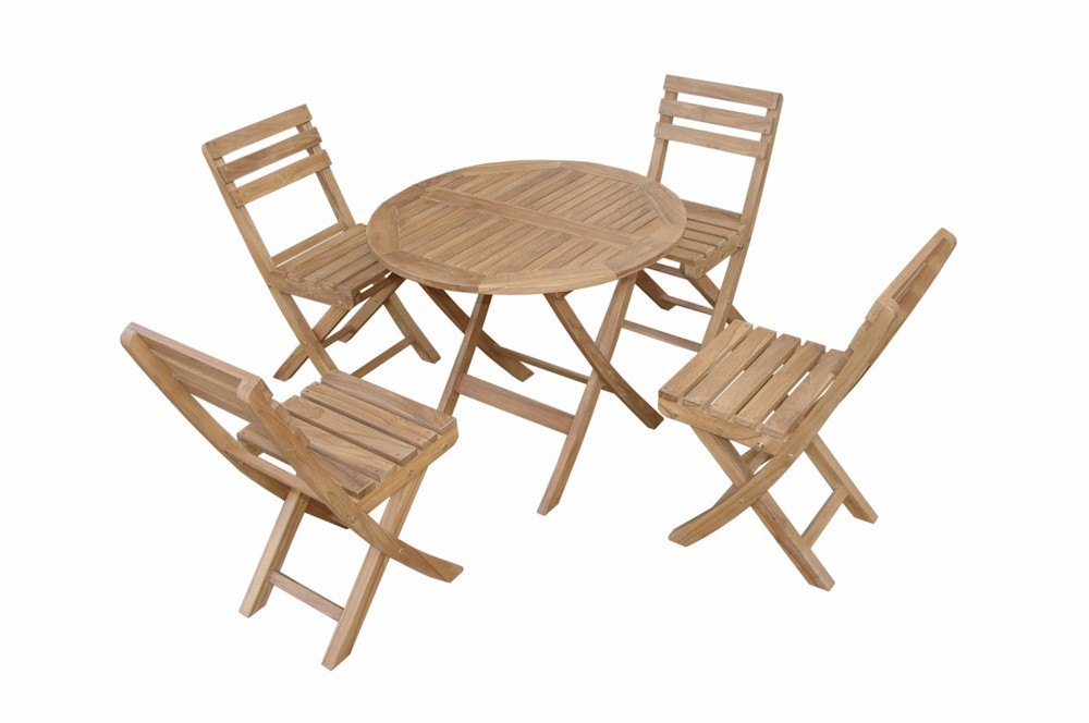 Anderson Teak Chester Alabama 5-Piece Bistro Set – view 9