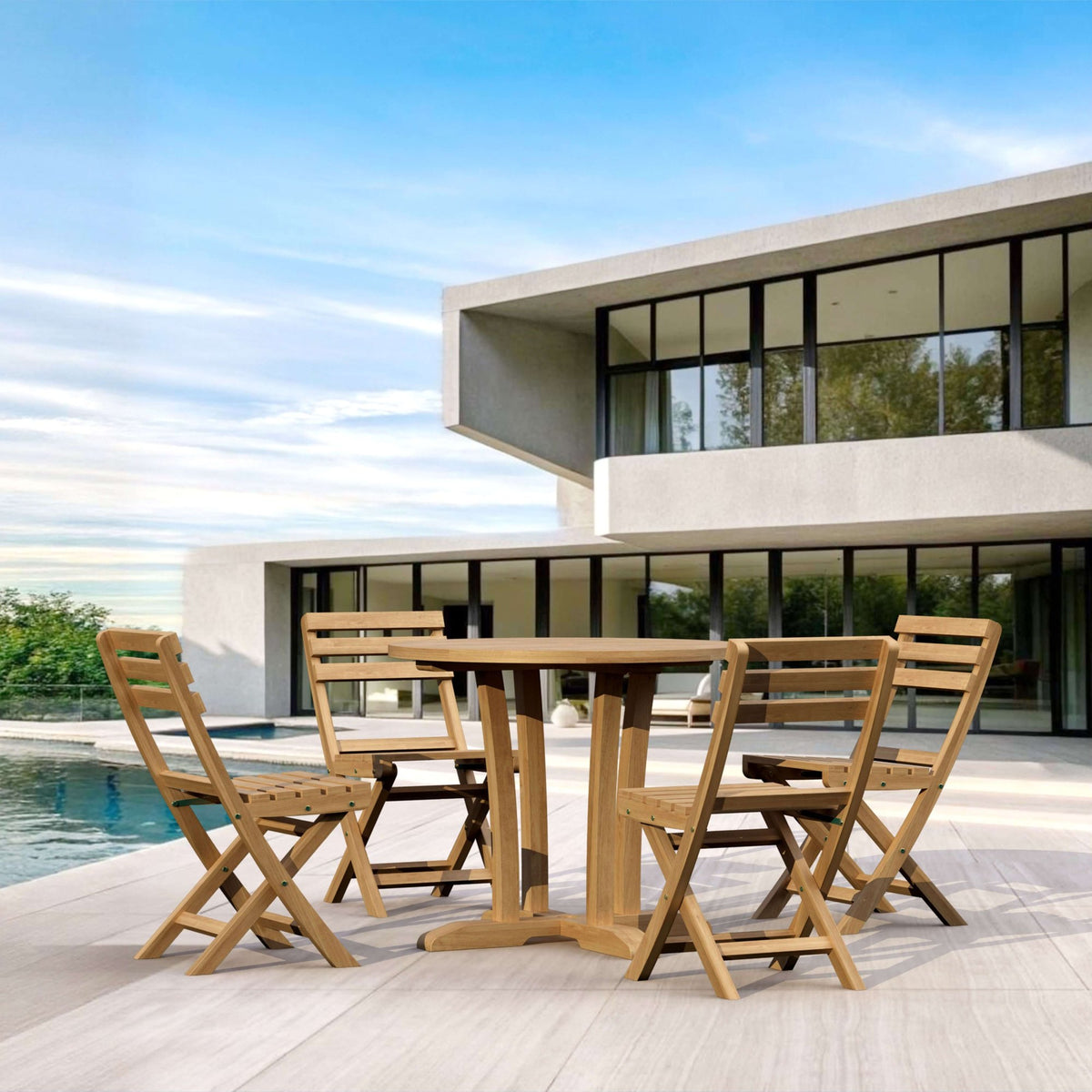 Anderson Teak Descanso Alabama 5-Piece Bistro Set – view 4