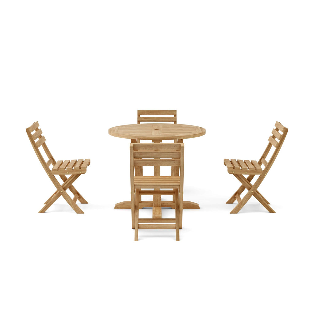 Anderson Teak Descanso Alabama 5-Piece Bistro Set – view 6