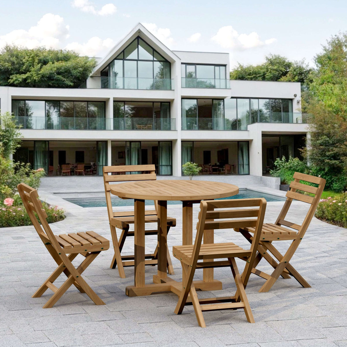 Anderson Teak Montage Alabama 5-Piece Bistro Set – view 4