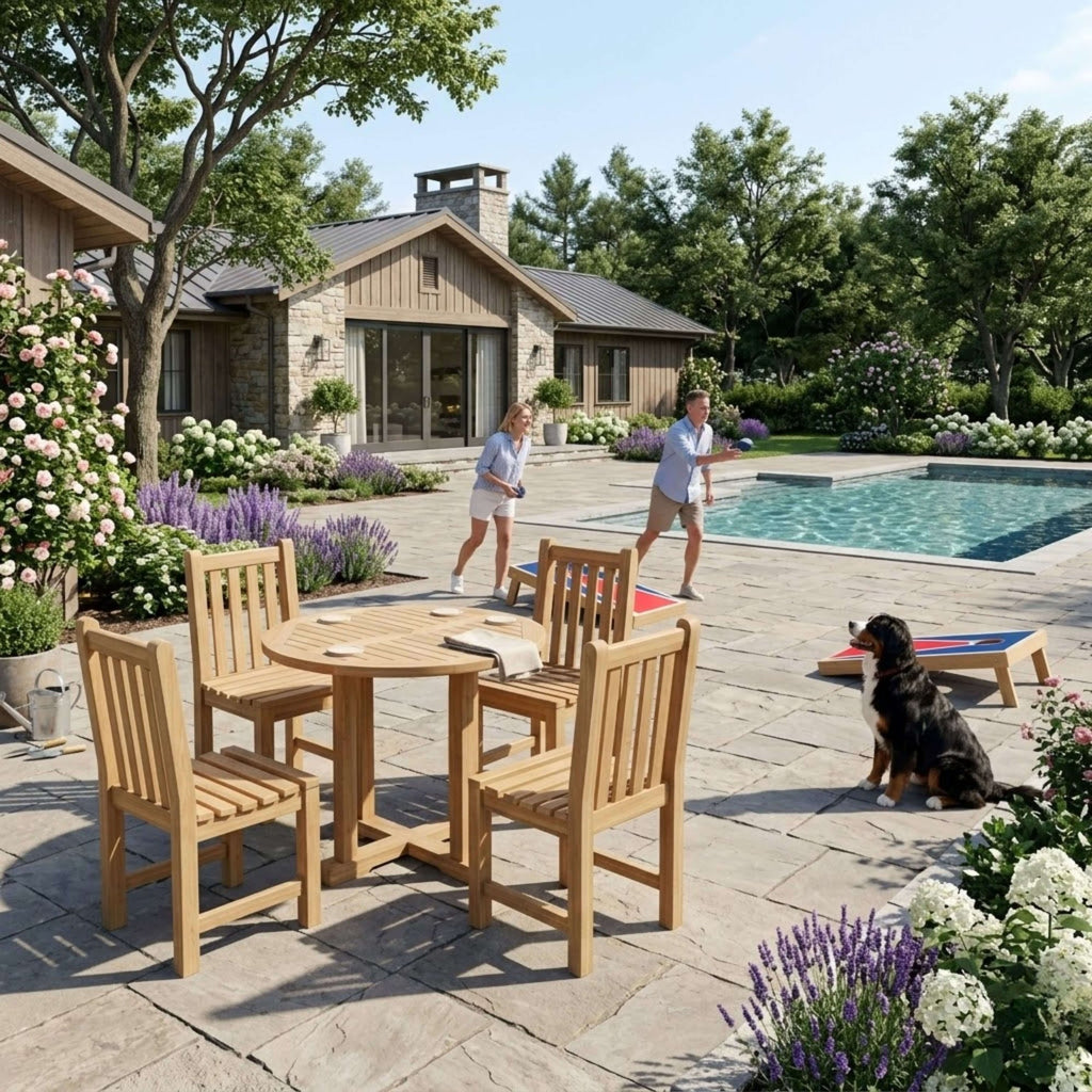 Anderson Teak Montage Braxton 5-Piece Dining Set C – view 3