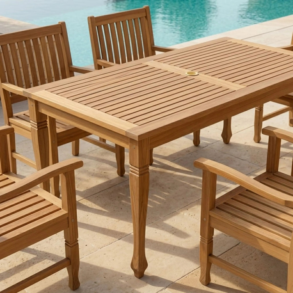 Anderson Teak Rockford 7-Piece Dining Set – view 5