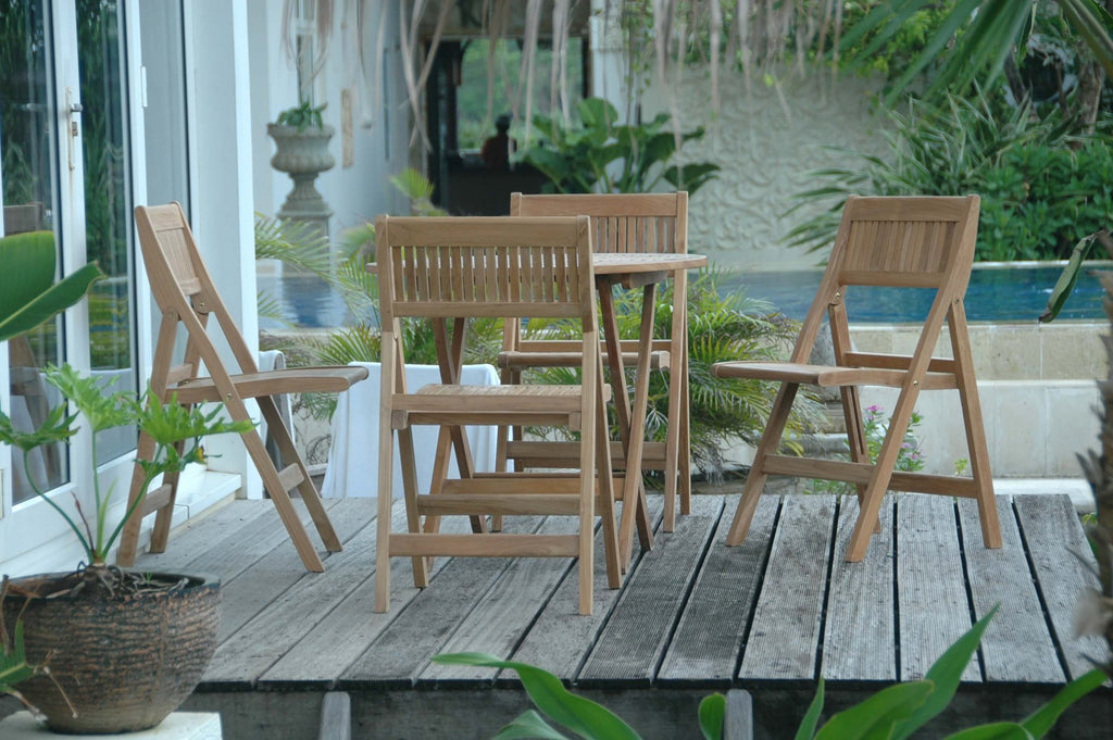 Anderson Teak Windsor 5-Piece Round Bistro Set – view 6