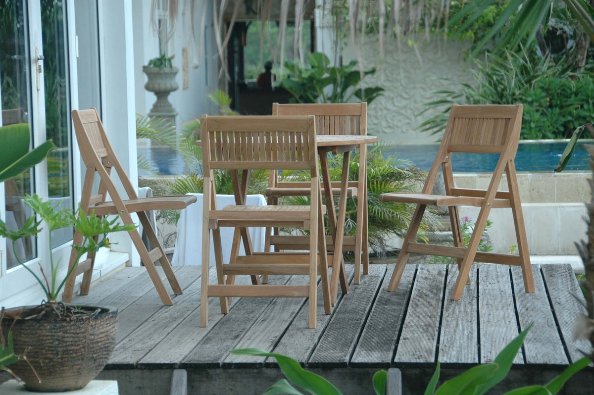 Anderson Teak Windsor 5-Piece Round Bistro Set – view 6