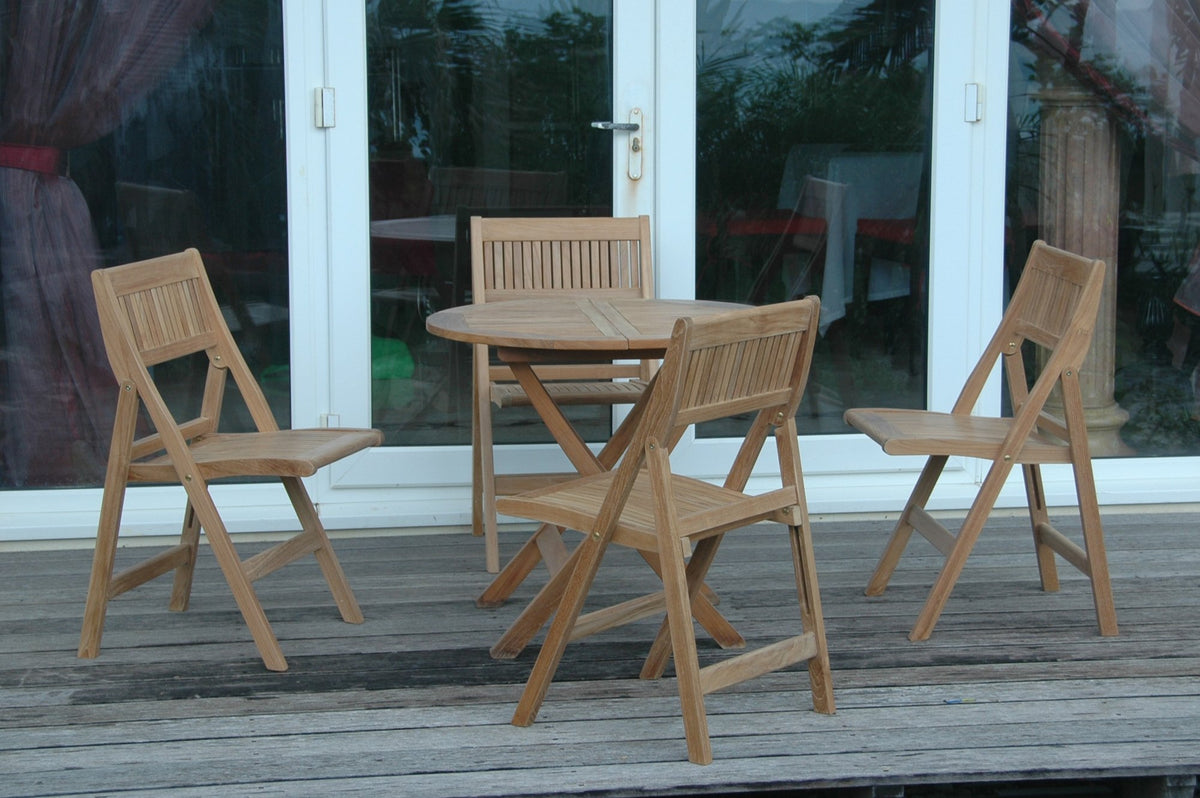 Anderson Teak Windsor 5-Piece Round Bistro Set – view 7