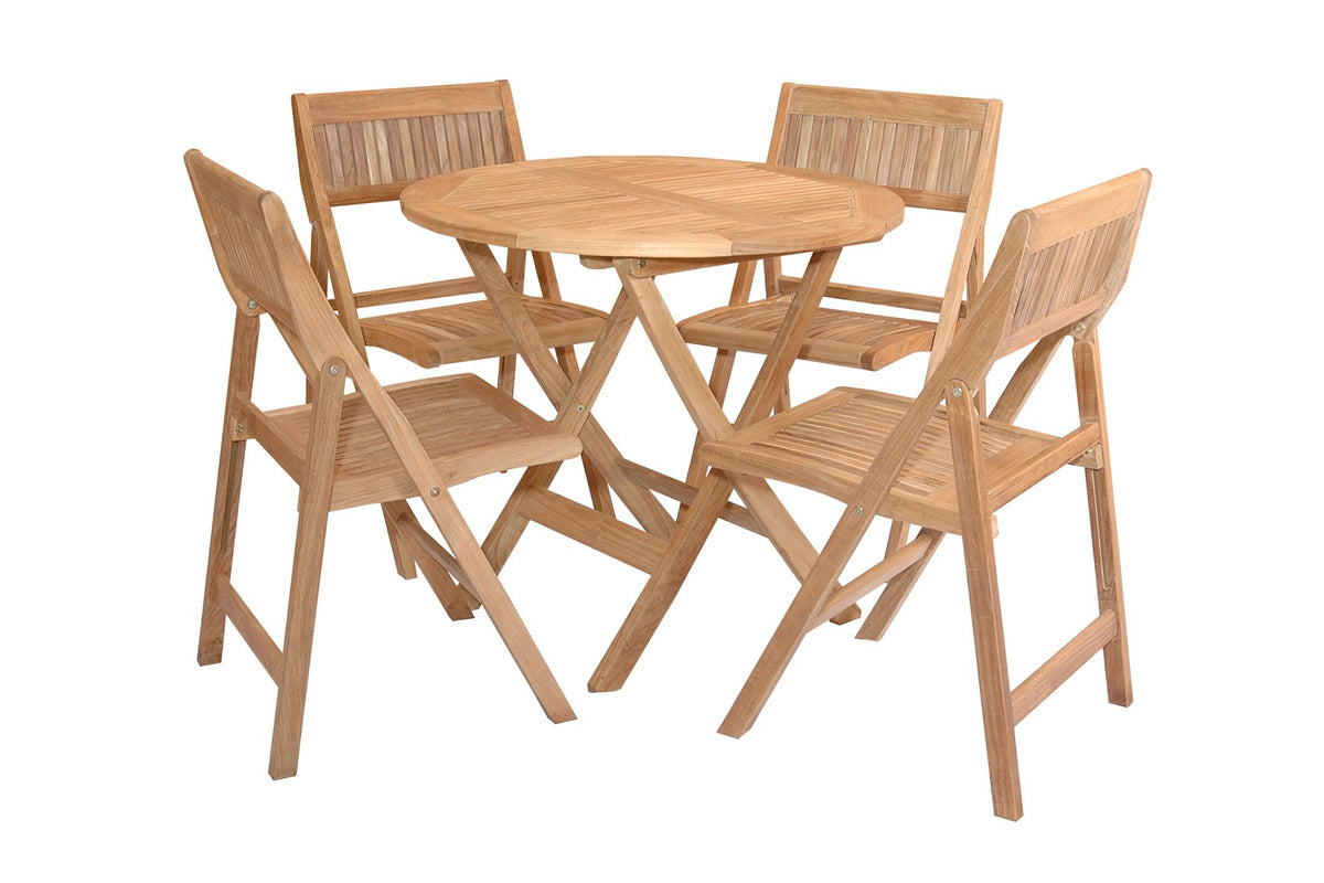 Anderson Teak Windsor 5-Piece Round Bistro Set – view 9