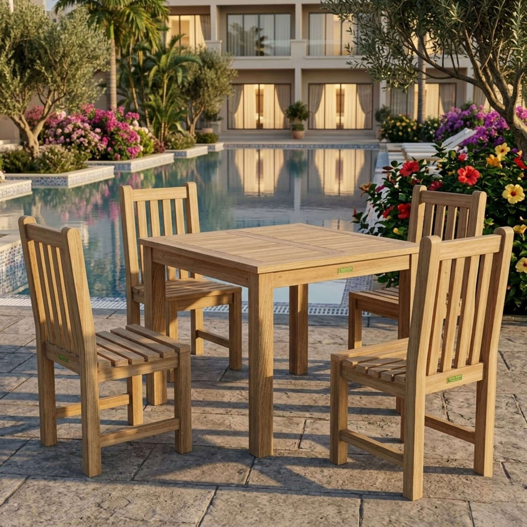 Anderson Teak Bahama Classic 5-Piece Dining Set