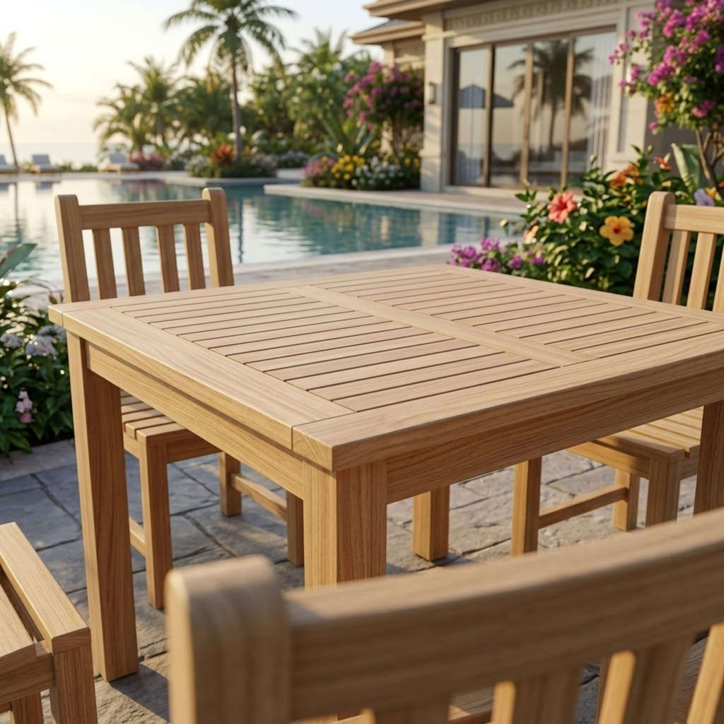 Anderson Teak Bahama Classic 5-Piece Dining Set – view 4