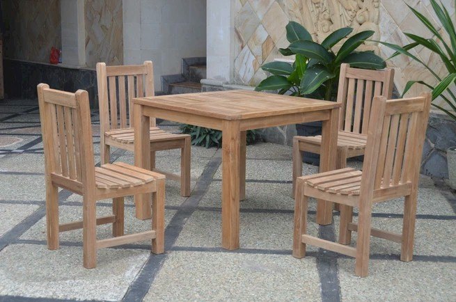 Anderson Teak Bahama Classic 5-Piece Dining Set – view 5