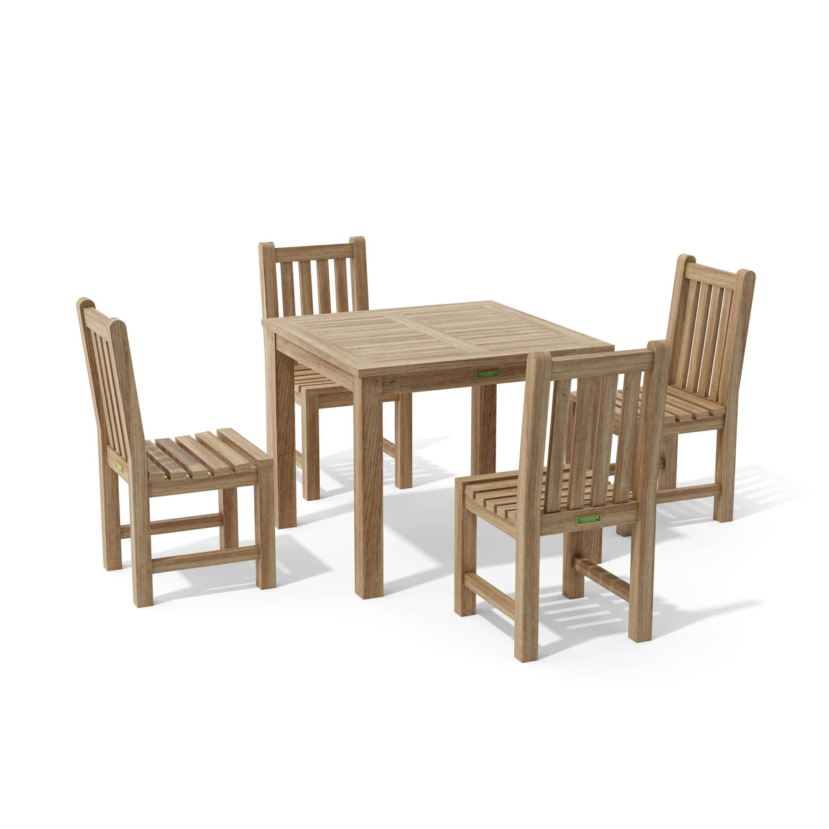 Anderson Teak Bahama Classic 5-Piece Dining Set – view 9