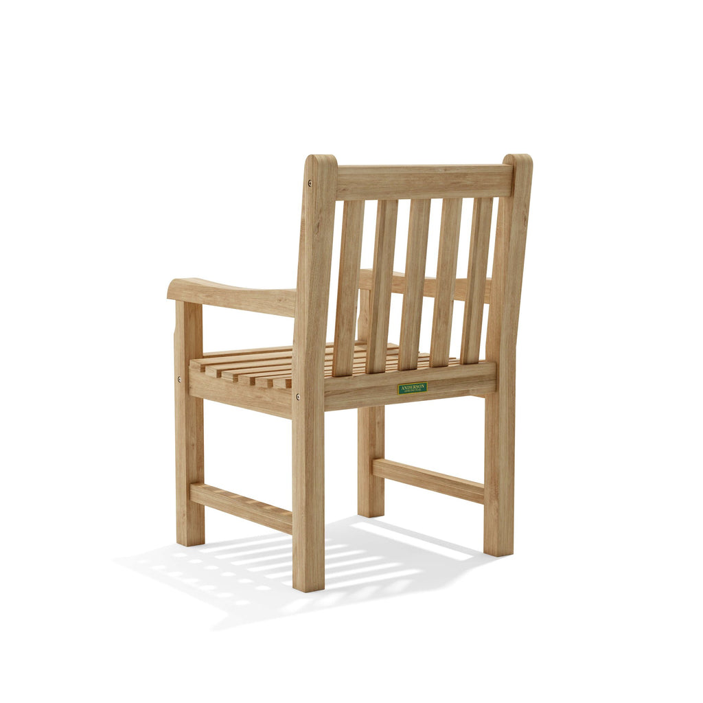 Anderson Teak Tosca Classic Armchair 5-Piece Dining Set – view 10