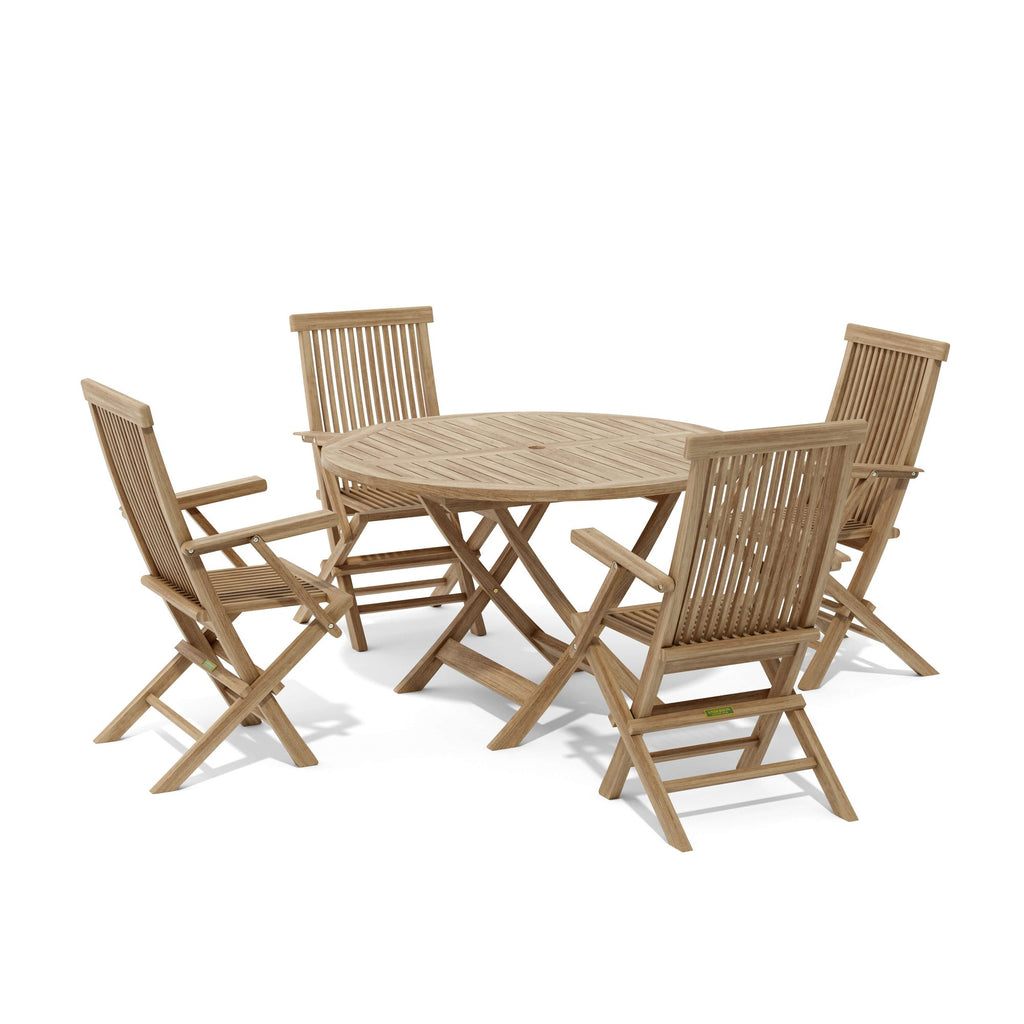 Anderson Teak Bahama Classic 5-Piece Dining Set – view 5