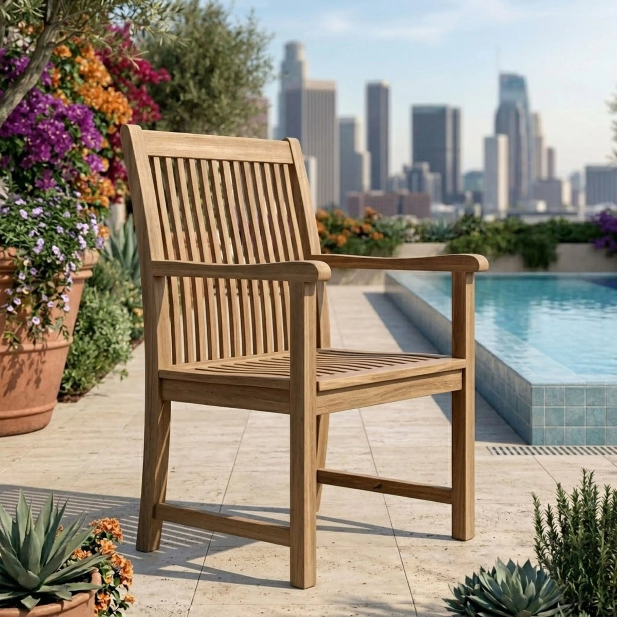Anderson Teak Bahama Chicago 7-Piece Dining Set (SET-29) – view 5