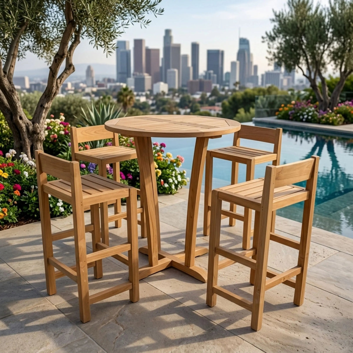 Anderson Teak Descanso Sedona 5-Piece Bar Table