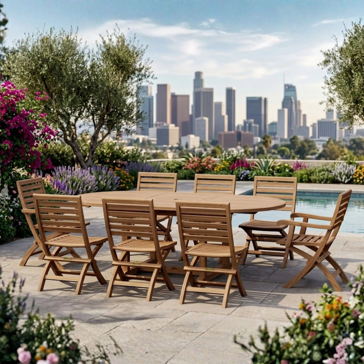 Anderson Teak Bahama Andrew 9-Piece Dining Set – view 2